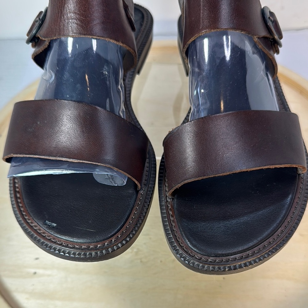 Women’s G.H. Bass & Co Leather Brown Sandals Size 7m - Picture 8 of 9